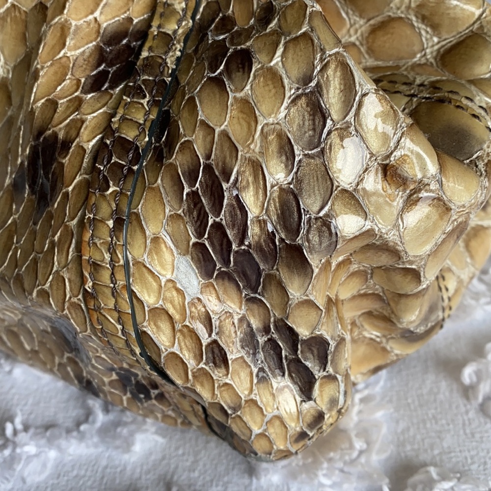 Vintage Cole Haan "Snakeskin" handbag - Picture 8 of 14
